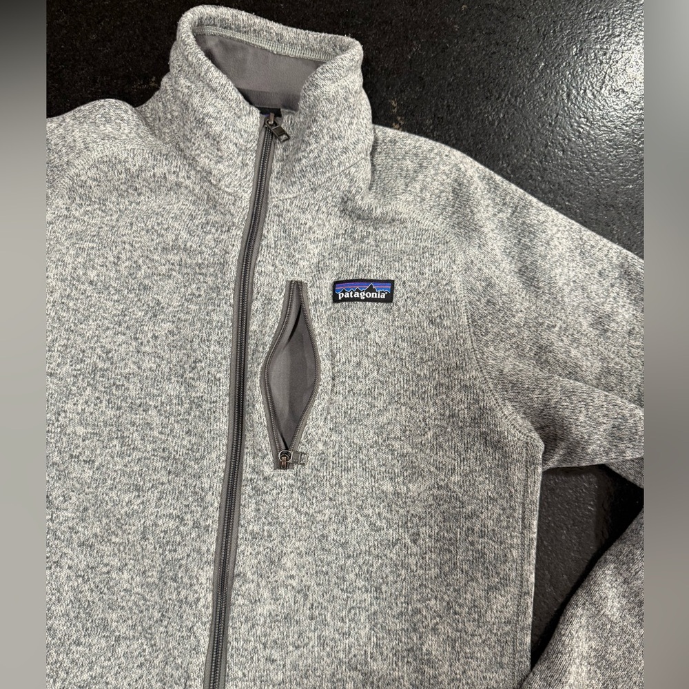 Patagonia Men’s Better Sweater Fleece Jacket – Medium – Gray (Stonewash) - Picture 13 of 16
